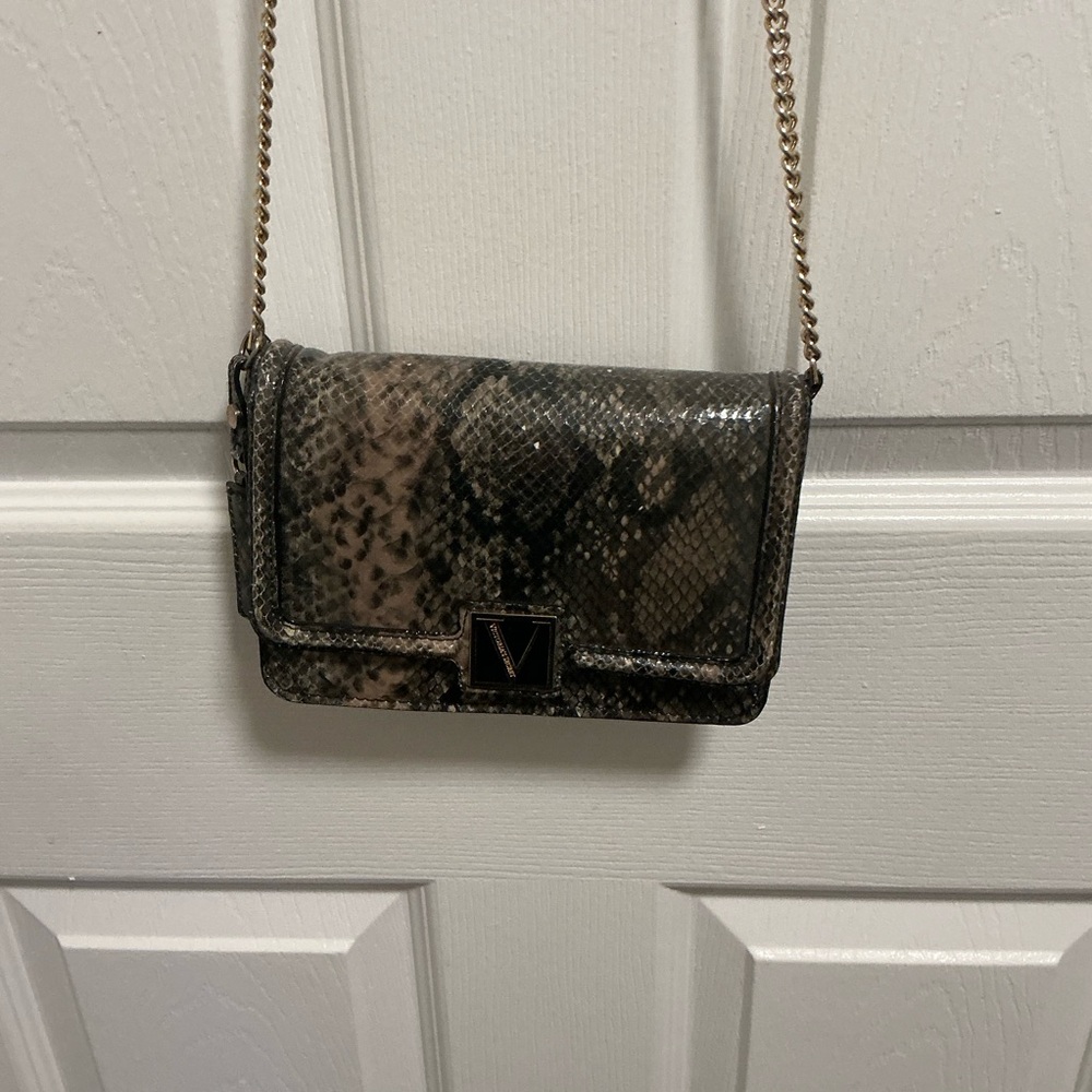 Victoria's Secret Brown and Black Crossbody Bag